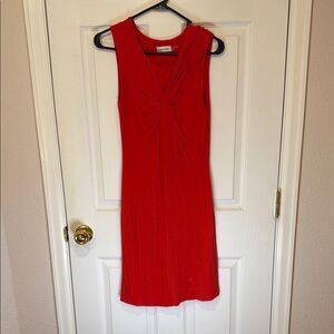 Sleeveless Red Calvin Klein Dress